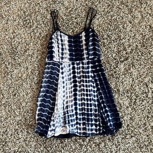 Spaghetti Strap Tie-Dye Dress